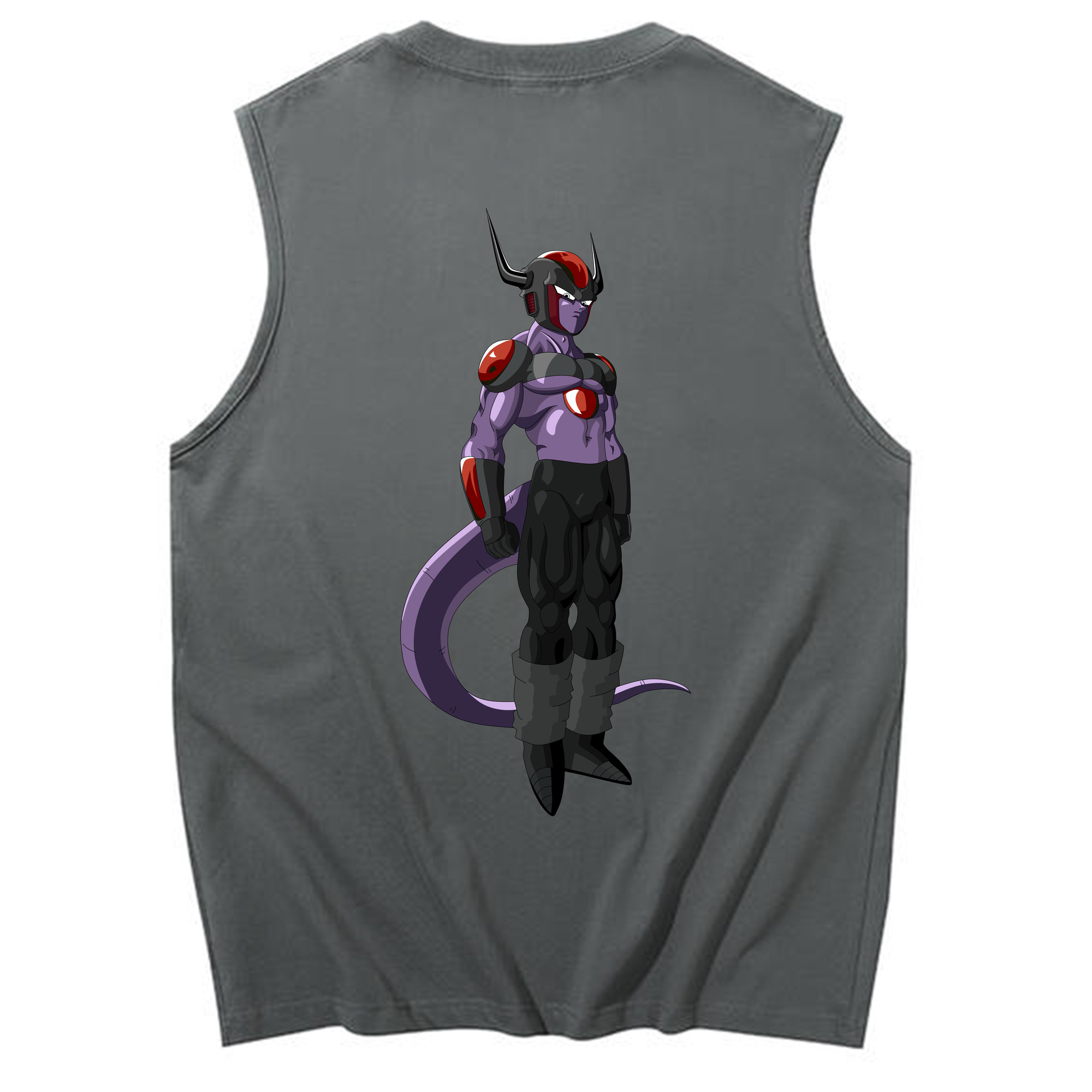 （画像用） ドラゴンボール フリーザ DRAGON BALL Frieza コットン100％タンクトップ（背面プリント）